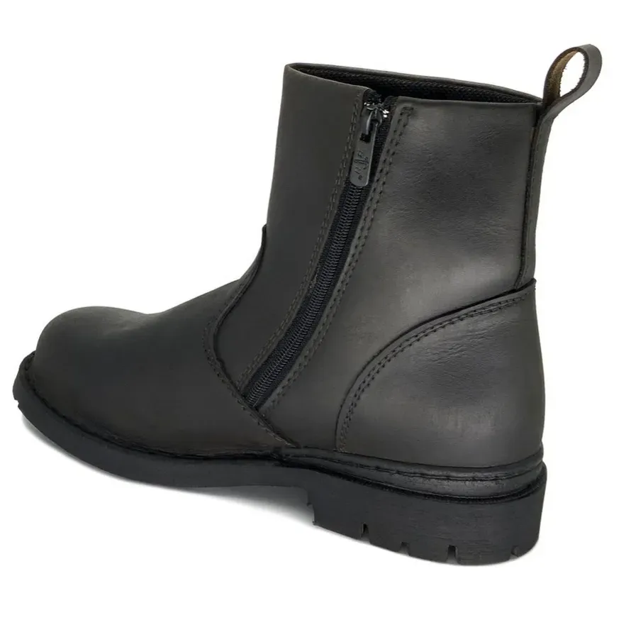 Black Hammer Mid-cut Slip Ons Zip - Brown (UK 11)