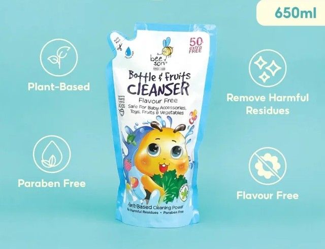 Beeson Liquid Cleanser Refill Pack Flavour Free Tangy Orange (650ml) 22030 22031 2 / 6 / 12 pcs 22031 FlavouFree,12 pack ( 1 CTN ) SL-22030-22031-KK