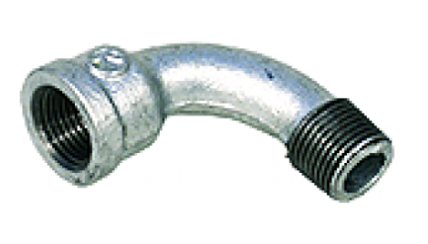 ATKC Galvanized Iron (GI) Fittings Short Bend 1 1/2"