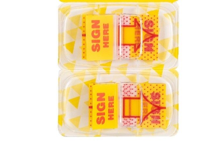 Index Tabs /Sign Here/Paper Index Bookmark/ Film Index /44 x 25 mm 50sheets
