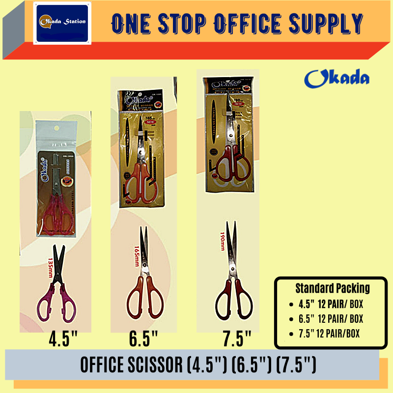 OKADA OFFICE SCISSOR (6.5" ) (7.5") / Okada / Scissor / Office Scissor