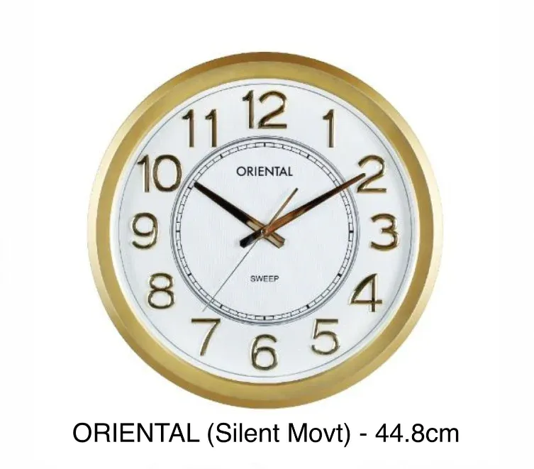 ORIENTAL WALL CLOCK-ALL SIZE / 25.7CM / 31.2CM / 35.8CM / 40CM / 44.8CM / WALL CLOCK / CLOCK / JAM / JAM DINDING