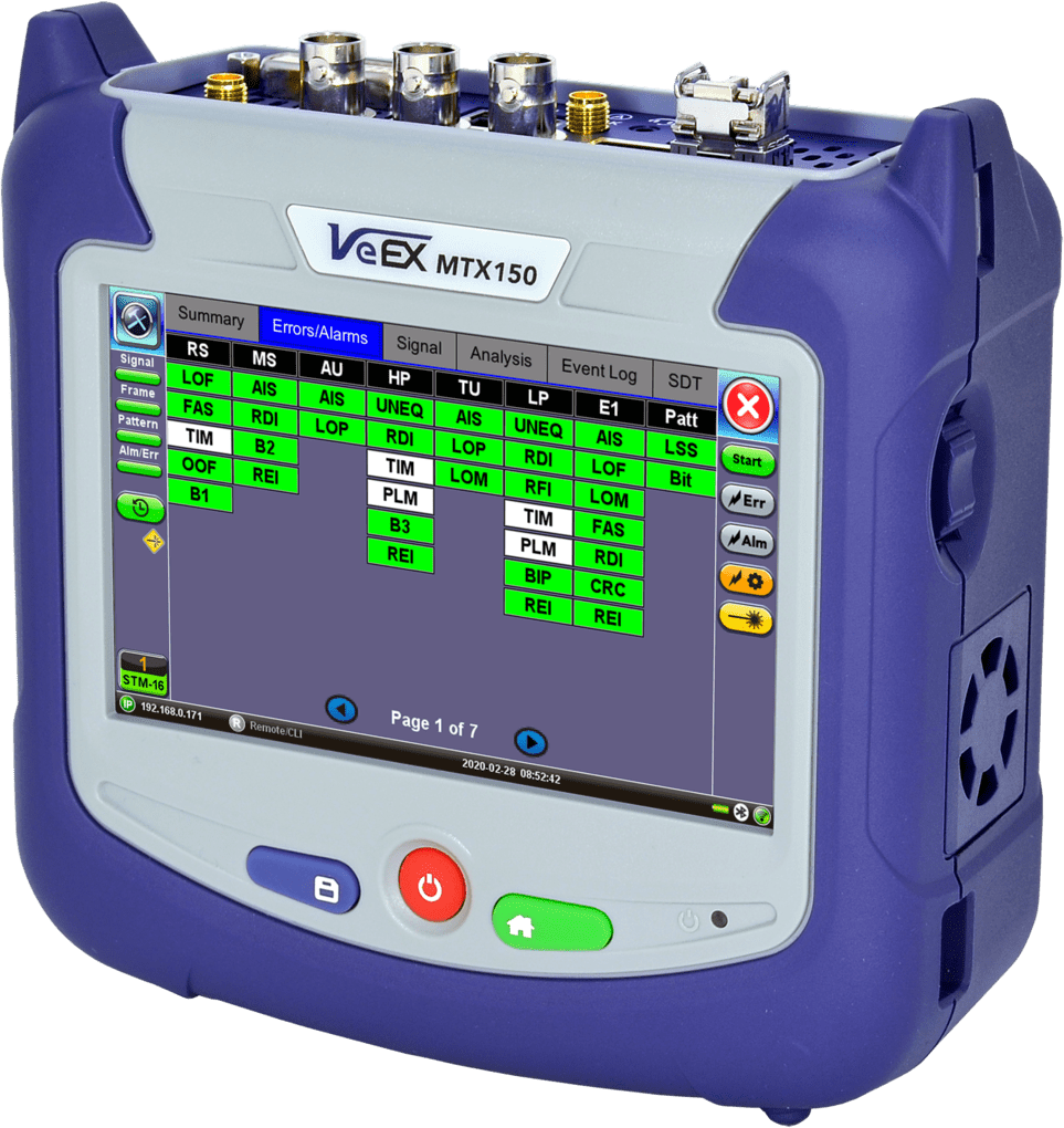 VeEX C37.94 + Datacom + Ethernet (3 in 1) Test Set
