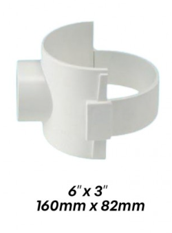 ATKC UPVC Fittings Boss Connector 6" x 3" (160MMx82MM)