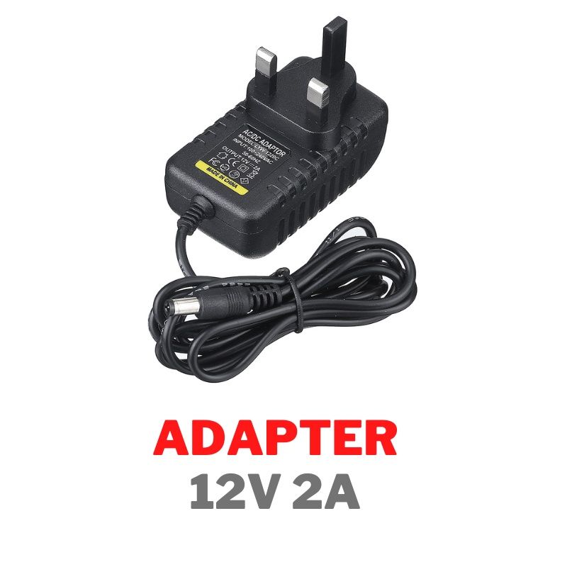 Analog Camera CCTV Adapter DC Power 12V 2A Switching Adapter Power Supply Transformer Charger
