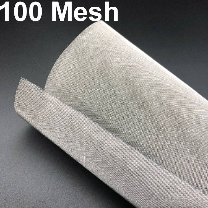 STAINLESS STEEL WIRE MESH SS 304 NETTING 100 MESH SS304 FINE FILTER CLOTH FILTRATION WOVEN SCREEN