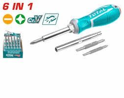 Total 6 In 1 Screwdriver Set THT2506076