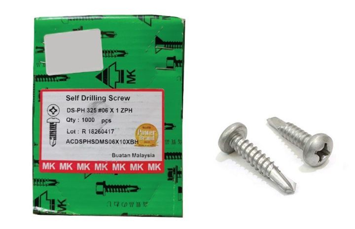 SE SETIA ELECTRIC SELF DRILLING SCREW PH 6X3/4" (20PCS)