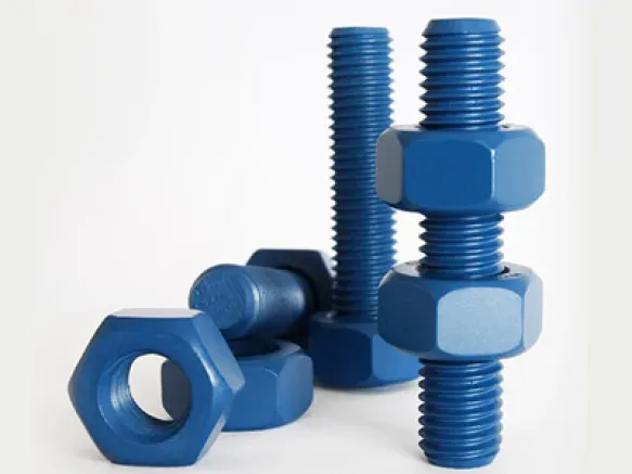 Stud Bolts, ASTM A193 Gr B7 with heavy hex nuts to ASTM A194 Gr 2H (FCC) - 5/8" x 90MM