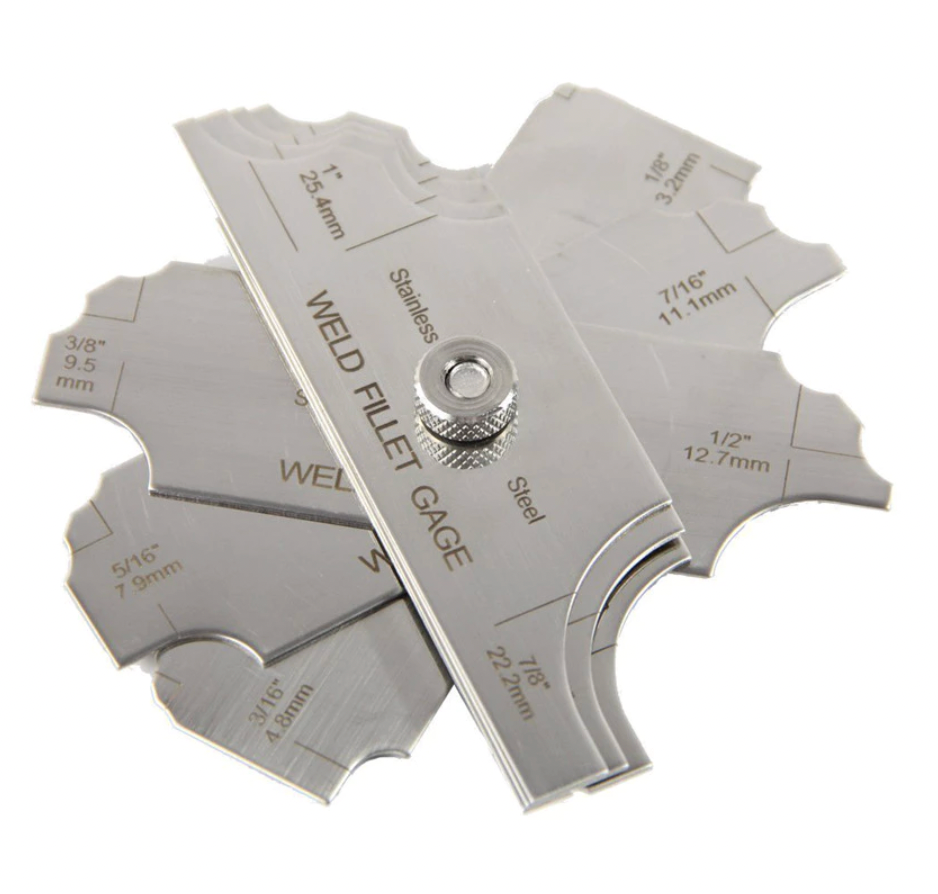 MG-11 metric inch Cam type weld gauge Fillet Type Master Weld Gauge Weld fillet gage Fillet Gage inspection welding gauge