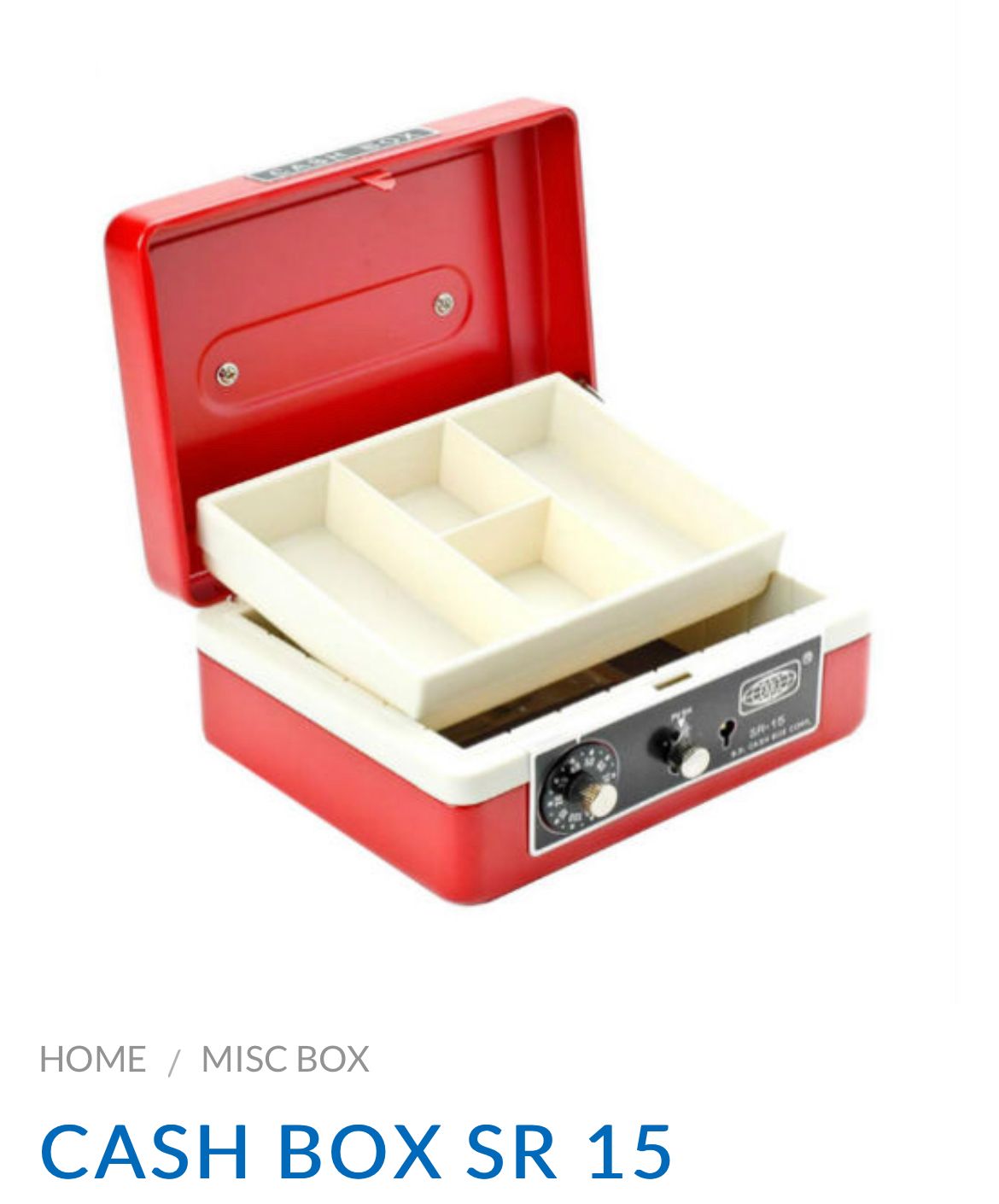 sr CASH BOX SR 15