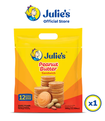 Julie's Peanut Butter Sandwich (360g x 1 Pack)