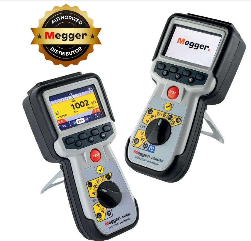 Megger DLRO2 and DLRO2X Low Resistance Ohmmeter 2 A