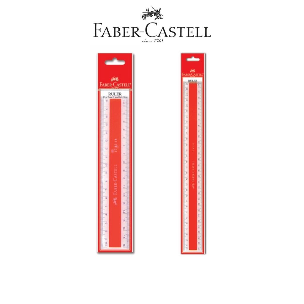 Faber-Castell Plastic Ruler 15cm