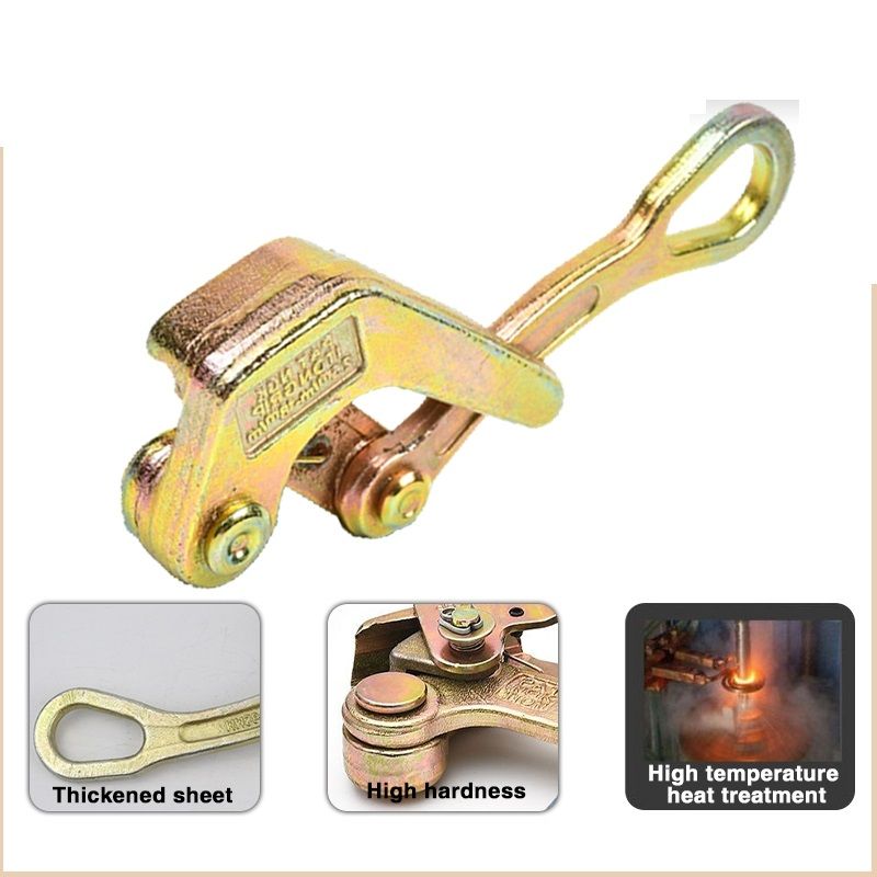 OEM 16mm Wire Rope Jaw Clamp Multifunctional Electricity Cable Grip