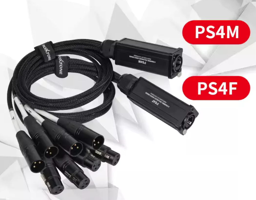 ROXTONE PS4F / PS4M CAT Snake Splitter (PS4F + PS4M) PAIR