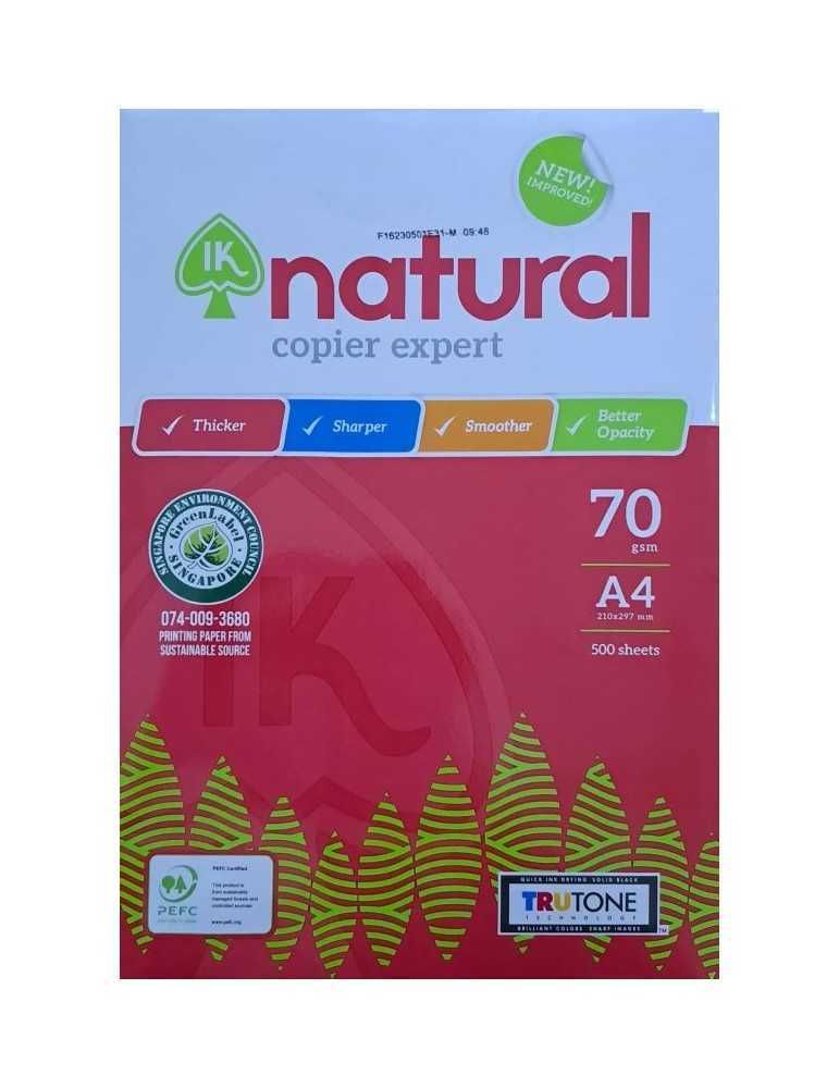 IK NATURAL COPY PAPER A4 500'S