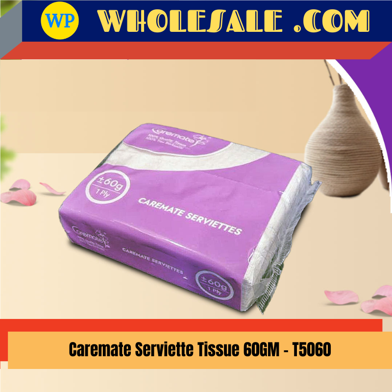 CAREMATE T5060 / Caremate Serviette Tissue / 60GM