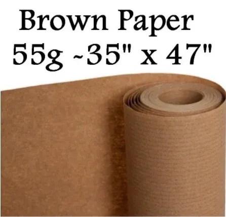 50Pcs Multipurpose Brown Paper / Kertas Balut Coklat (35"脳47") 90 x 120cm - 50 sheets