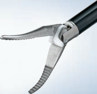 OLYMPUS Jaws insert "HiCura", 5 x 330 mm, Maryland dissection forceps, 90° angled, monopolar