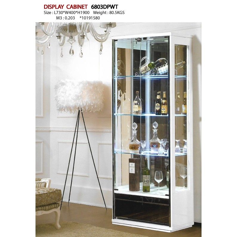 Display Cabinet Glass Dimensi (P x L x T) L730 x W400 x H1900