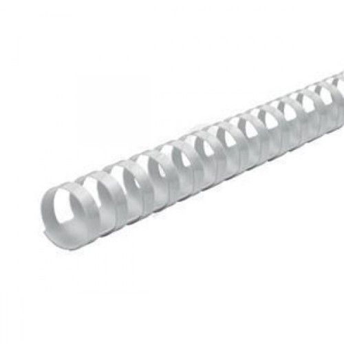 qs Plastic Binding Comb - 12mm x 21 Ring, 100pcs/box, White