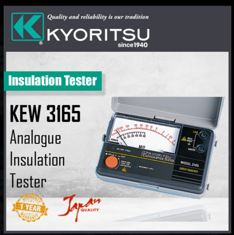KYORITSU 3165 SINGLE RANGE INSULATION