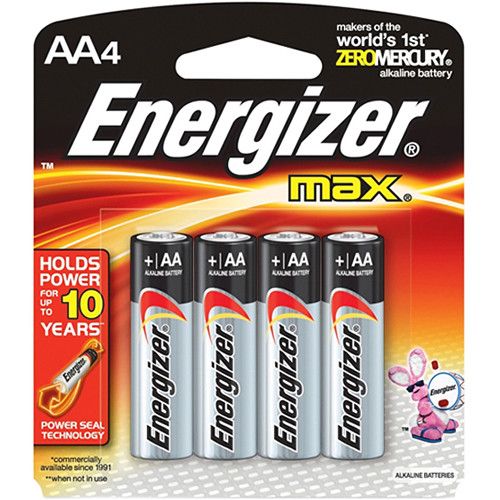 ALKALINE BATTERY SIZE AA 1.5V (4PCS/CARD), E91BP