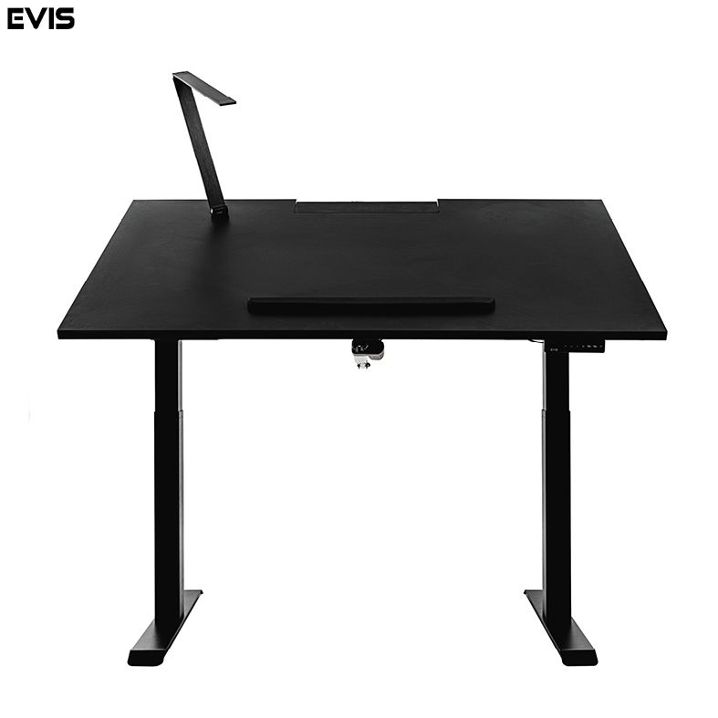 EVIS Tilt+ Adjustable Height Desk | Tilting angle up to 40掳 | Comes with a magnetic bar
