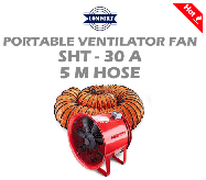 COMFORT PORTABLE VENTILATOR FAN SHT-30A & 5M HOSE