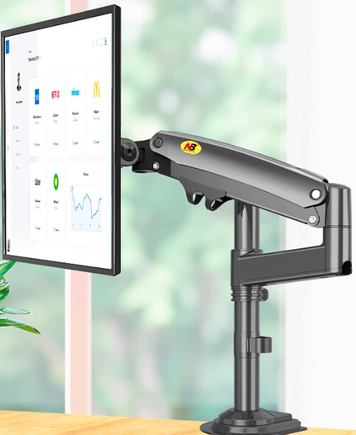 North Bayou H100 Monitor Arm Desk Mount Long Arm for 22''-35''Monitors from 3-11kg Ultra Wide Full Motion Swivel