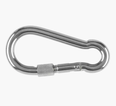 SS SCREW-GATE CARABINER 120 MM