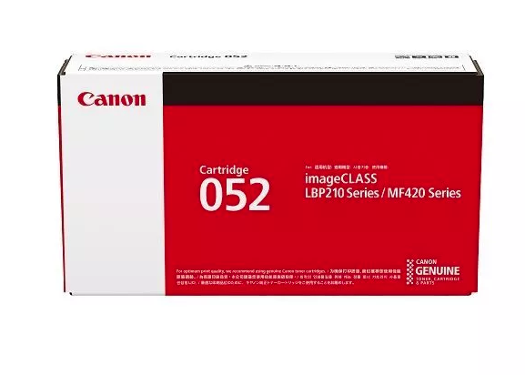 CANON CONSUMABLES TONER CARTRIDGE LASER PRINTERS CART 052 / 052H FOR PRINTER MODEL LBP214DW / LBP215X/ MF426DW / MF429X