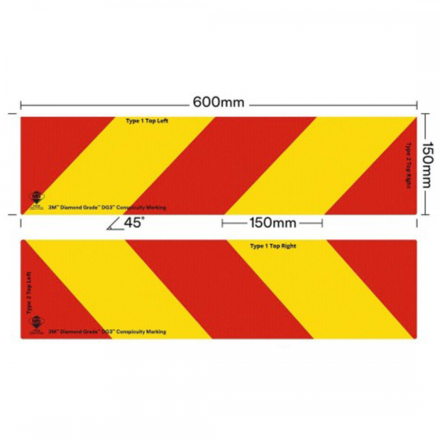 3M Diamond Grade Conspicuity Marking Sticker