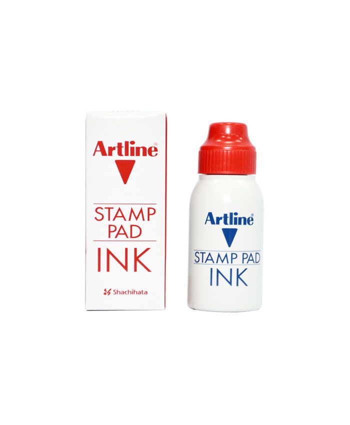 ARTLINE STAMP INK REFILL 50CC RED (1PCS)