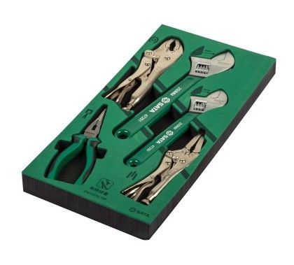 Sata 5PC ADJ. WRENCH & PLIERS SET (CLAMPING SET)