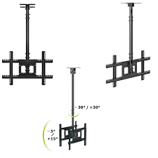 TV Monitor Ceiling Mount Bracket 32"-75" 32 40 43 50 55 60 65 70 75 Inch