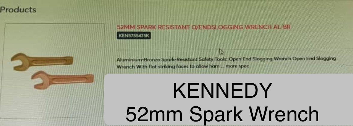 Kennedy 52mm SPARK RESISTANT O/END SLOGGING WRENCH Al-Br KEN5755475K