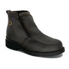 Black Hammer Mid-cut Double Zip - Brown (UK 5-10)