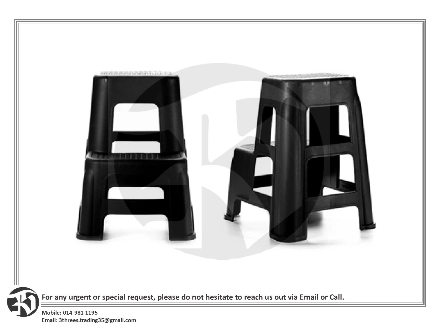 Heavy Duty Plastic Step Stool