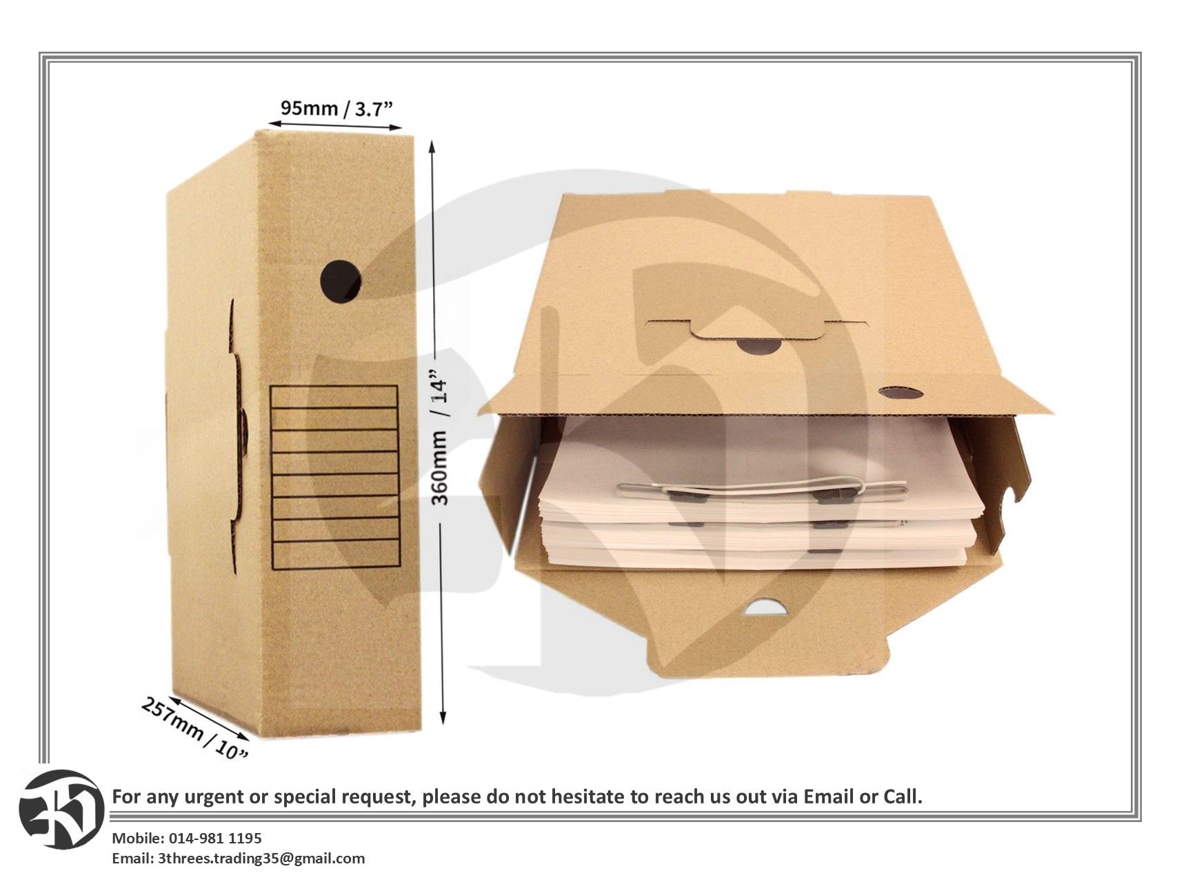 A4 Archive Box / Storage Box
