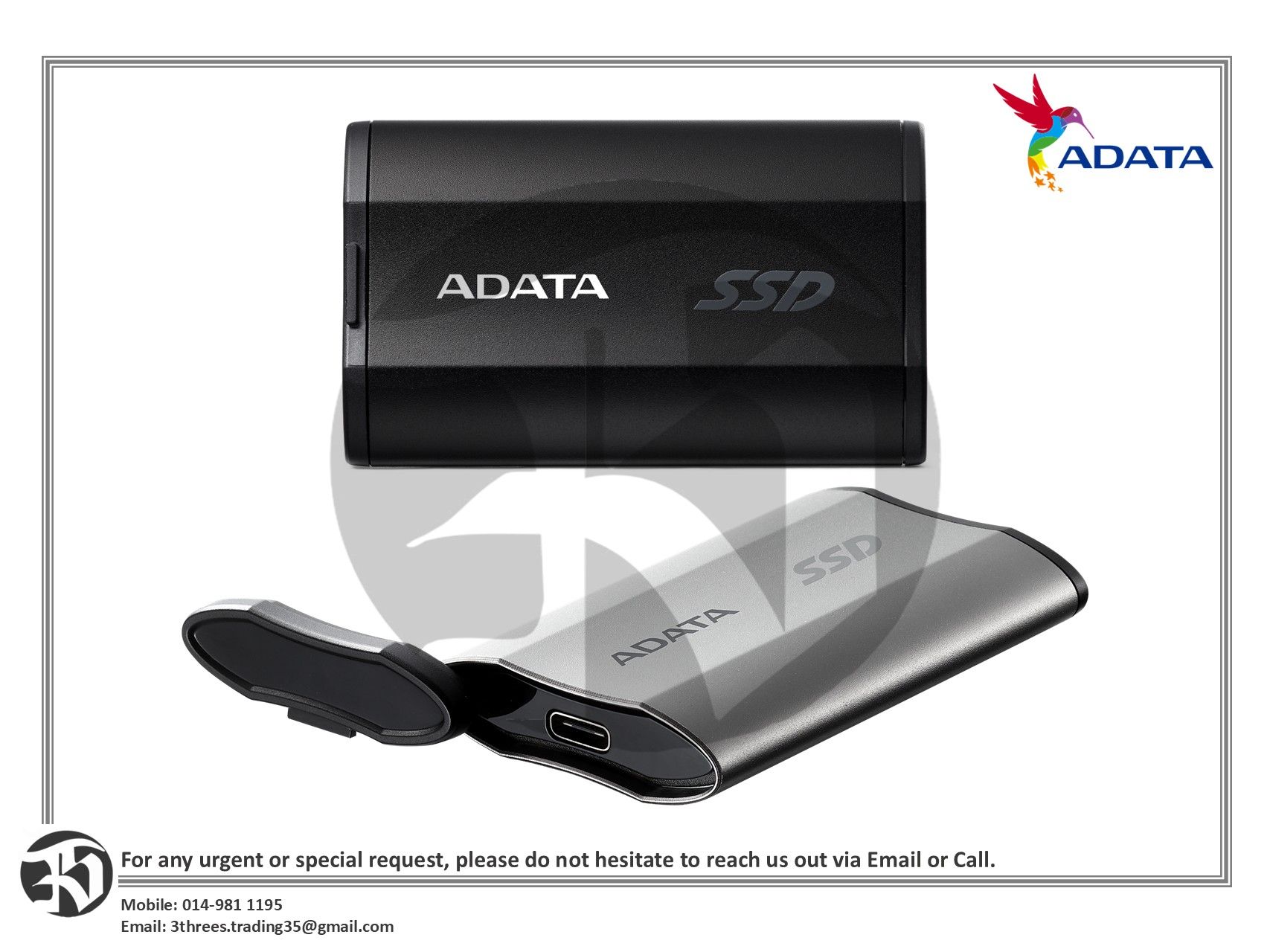ADATA SD810 External SSD (500GB/1TB/2TB/4TB)