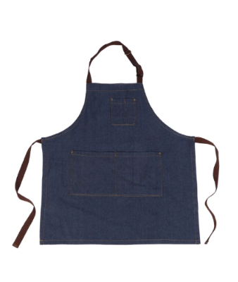 PICASAF JEAN CANVAS APRON WITH POCKET 2' X 3' l APRON l 围裙-