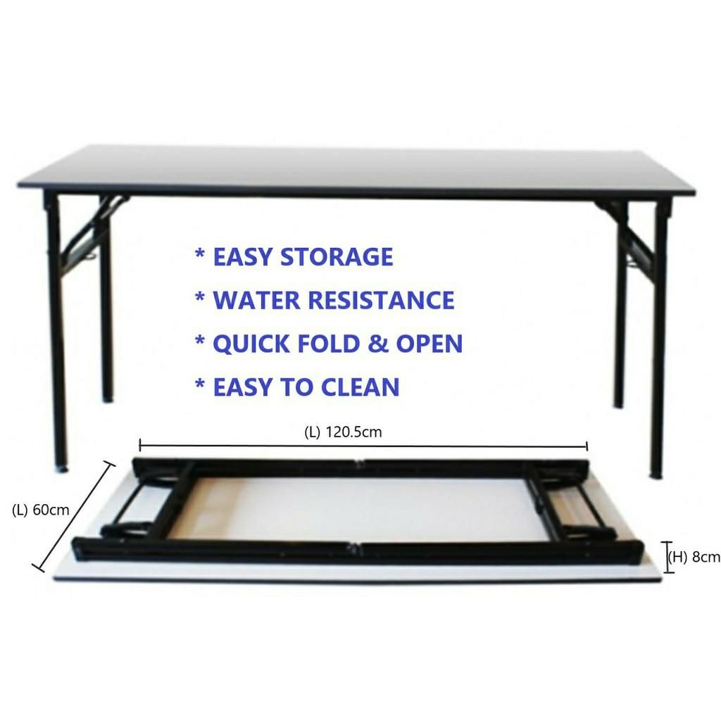 Foldable Banquet Table (2ft x 3ft) (2ft x 4ft) (2ft x 5ft) (2ft x 6ft)