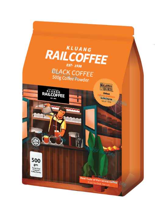 Original Kluang Rail Coffee - Powder Serbuk Kopi Ah 500gm