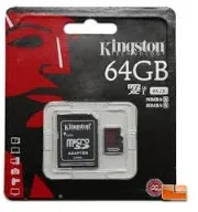 KINGSTON SD U3 90MB/80MB 4K/2K 64GB