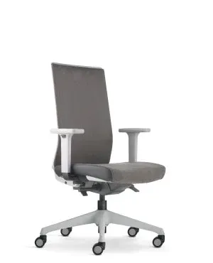 NEXUS SURFACE PRESIDENTIAL MEDIUM BACK CHAIR - SF8411F-24D91(GREY ARM REST)