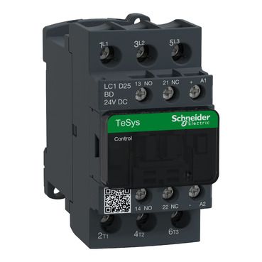 SCHNEIDER TESYS DECA CONTACTOR 3P(3NO) AC-3 440V 25A 24VDC (LC1D25BD)