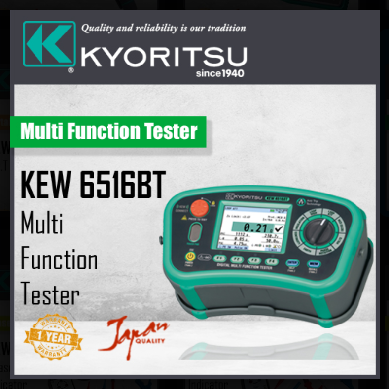 KYORITSU 6516BT(UK) + EV2 MULTI FUNCTION +8602