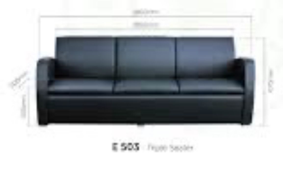Sofa 3 Seater PU Leather